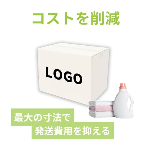 【名入れ印刷】宅配100サイズ ダンボール箱（白)