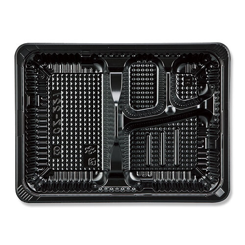 シーピー化成 弁当容器 CZ-221 BS黒 本体(N) 50枚