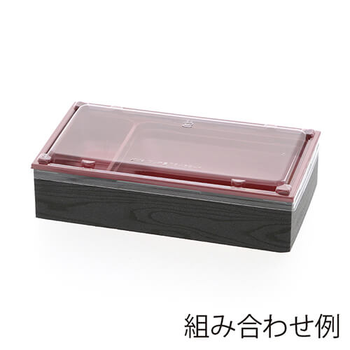 アクタ 弁当容器 ワン折重(フタ) 73×38K 透明 50枚