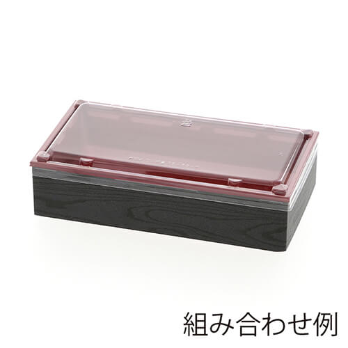 アクタ 弁当容器 ワン折重(フタ) 73×38K 透明 50枚
