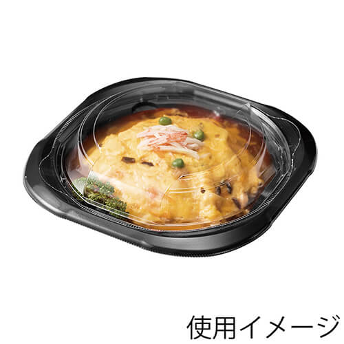 リスパック プレート容器 バイオデリカ サラエル M21OCA クリアー防曇 内嵌合蓋 50枚