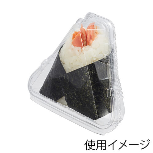 デンカポリマー 食品容器 フードパック(嵌合タイプ) OP-141 おにぎり1個 50枚