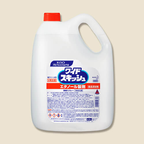 花王 エタノール製剤 ワイドスキッシュ 詰替え用 4.5L