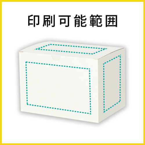 【名入れ印刷】小物用ケース（白、深さ11.6cm）