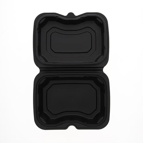 リスパック 弁当容器 バイオデリカ シェルBOX 40 黒 25枚