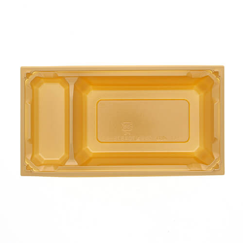 アクタ 弁当容器 ワン折重(ソコ) 70×37B-43 金 50枚