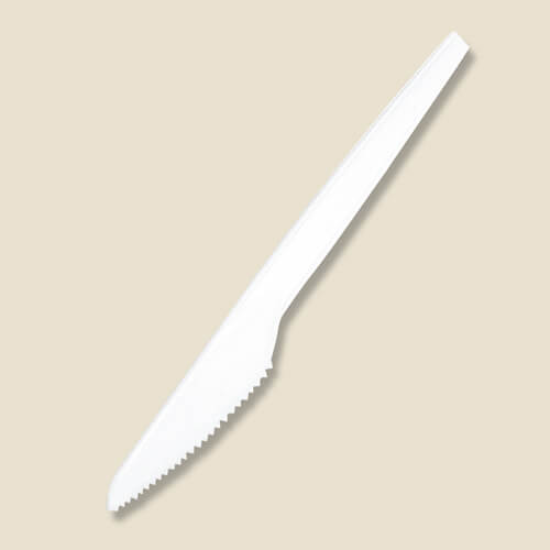 アサヒ徳島 特中ナイフ 16cm 白 バラ(個包装なし) 500本