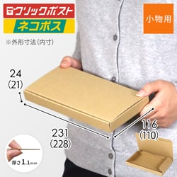 【ネコポス最小・定形外郵便】厚さ2.5cm・N式ケース