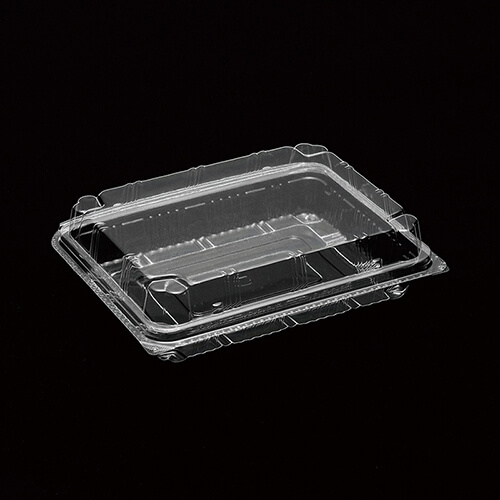 デンカポリマー 食品容器 フードパック(嵌合タイプ) サンドイッチ用 OPSW16-12(40) 50枚