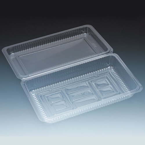 シーピー化成 食品容器 フードパック(折蓋・非嵌合タイプ) H-5-A 特大深 100枚