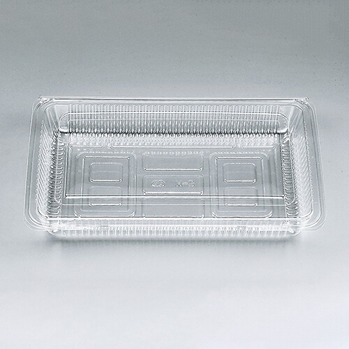 シーピー化成 食品容器 フードパック(折蓋・非嵌合タイプ) H-5-C 特大平 100枚