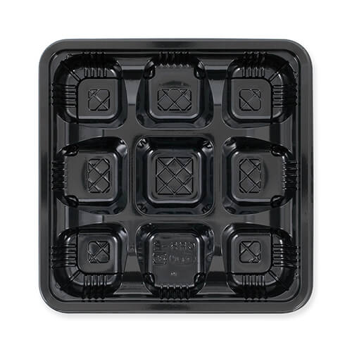 エフピコチューパ 弁当容器 CR-5-2 本体 黒 50枚