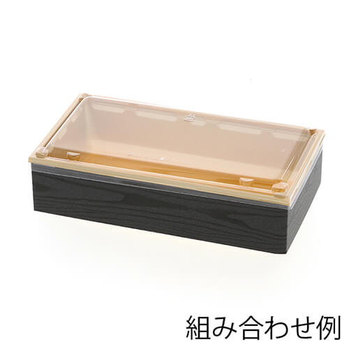 アクタ 弁当容器 ワン折重(ソコ) 73×38A 金 50枚