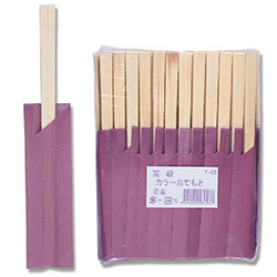 アスペン元禄箸 袋入 Ｔ－０３ 若紫