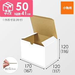 小物用ケース（白、深さ11.6cm）