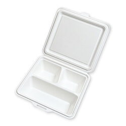 【直送品】ケーピープラテック 紙容器　KMボックス  KM－53　ホワイト 25枚/袋（ご注文単位8袋）