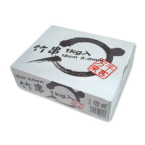 まるき 竹串 直径3×150mm 1kg(約1200本)