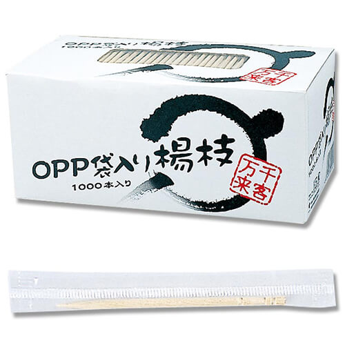 まるき 楊枝 OPP袋入 1箱(1000本入)