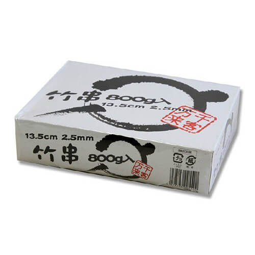 まるき 竹串 13.5cm 800g 1箱(約1280本)