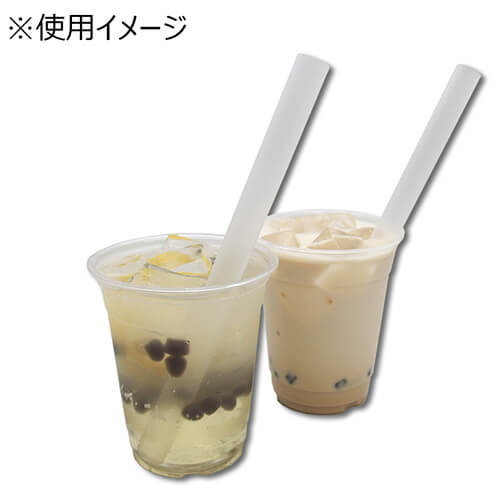 川崎商会 タピオカストロー 15×21 透明 バラ 200本入