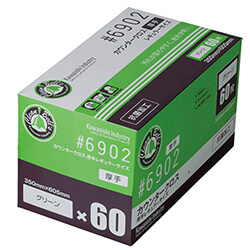 川西工業 カウンタークロス #6902 厚手 グリーン 60枚入