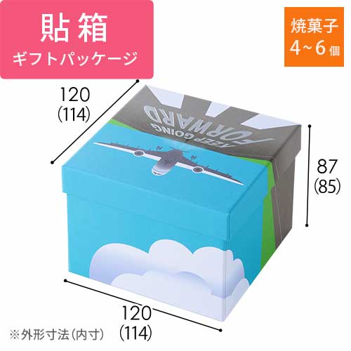 貼り箱（飛行機 FORWARD）