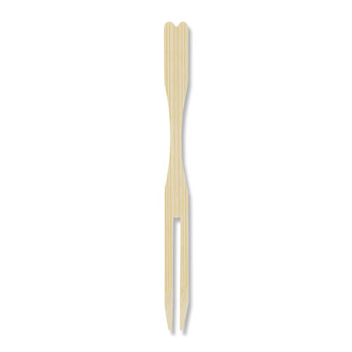 まるき 竹フォーク 9cm 1個(1000本)