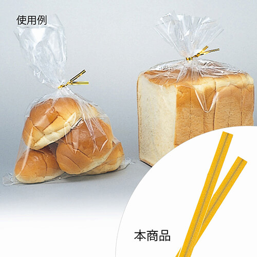 信越ポリマー カラータイ 4mm幅×8cm 黄色 1000本