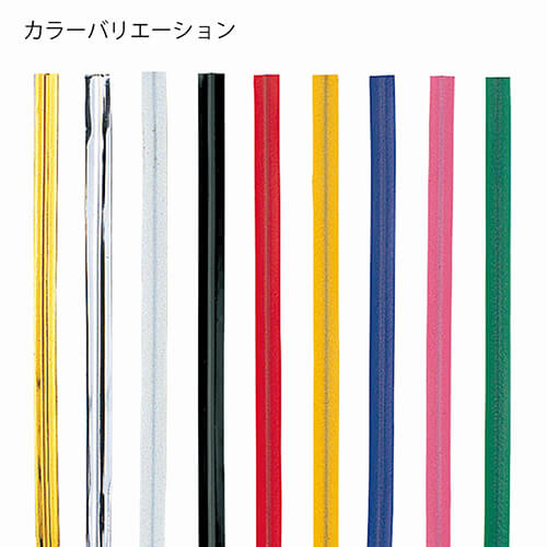 信越ポリマー カラータイ 4mm幅×8cm 黄色 1000本