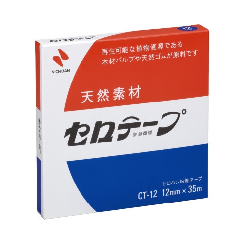 セロハン粘着テープ　大巻　幅１２ｍｍ×長さ３５ｍ