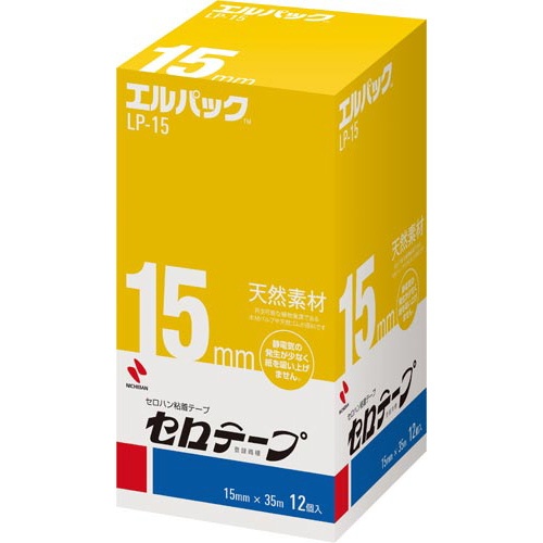 セロテープ大巻＜エルパック＞幅１５ｍｍ１２巻×５