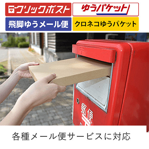 【クロネコゆうパケット・クリックポスト・ゆうパケット】厚さ3cm・ヤッコ型ケース（A4サイズ）