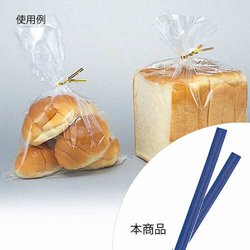 信越ポリマー カラータイ 4mm幅×10cm 青 1000本