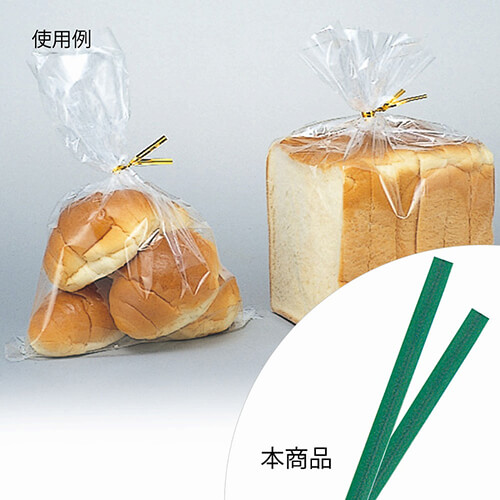 信越ポリマー カラータイ 4mm幅×10cm 緑 1000本