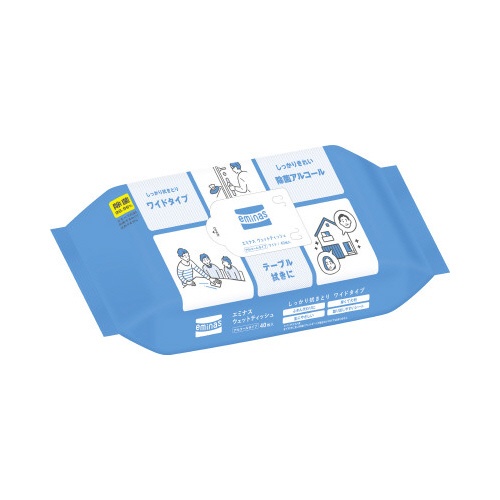 【廃番商品】ｅｍｉｎａｓ　アルコールウェット　ワイド