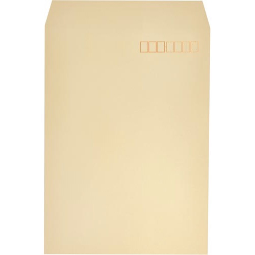 クラフト封筒　角２　８５ｇ　枠付　５００枚
