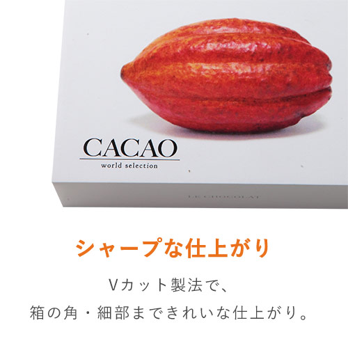 貼り箱（チョコ6個用・金トレー付き）