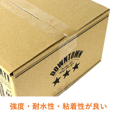 OPPテープ 幅48ｍｍ×50ｍ巻（中・重梱包用／0.063mm厚）