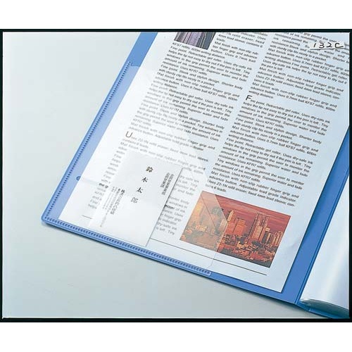 カラーベース固定式　Ａ４縦４０ポケット　黒　５冊