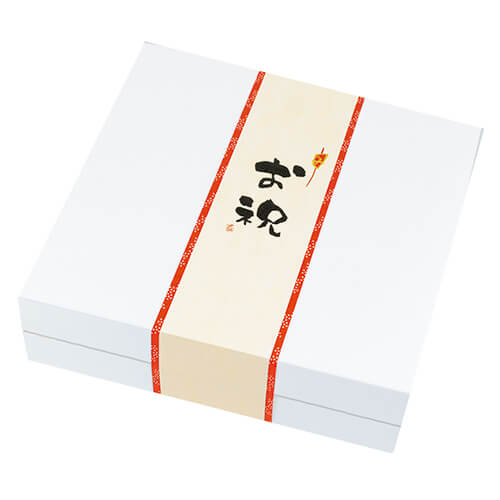 ギフトＢＯＸフリー　大　グロスホワイト