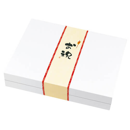 ギフトＢＯＸフリー　特大　グロスホワイト