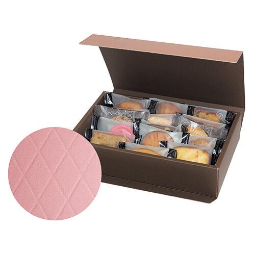 ＨＢダイヤキルトＢＯＸ　ピンク　Ｍ
