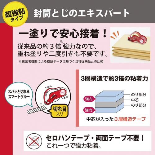 ノリノハイパー　超強力　つめ替え用　レッド　３個