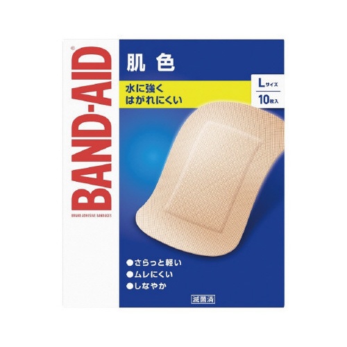 バンドエイド　肌色　Ｌサイズ　１０枚