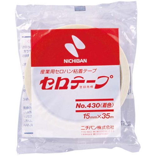 着色セロテープ白１５ｍｍ×３５ｍ