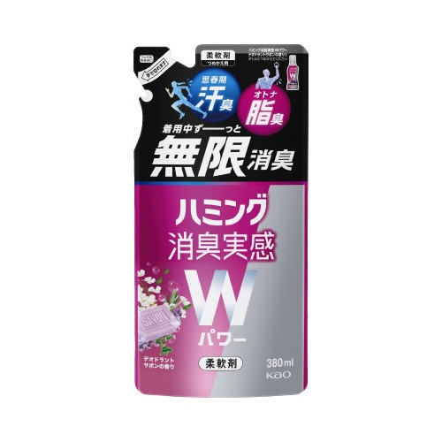 【廃番商品】ハミング消臭実感Ｗパワー　Ｄサボン　替　３８０ｍｌ