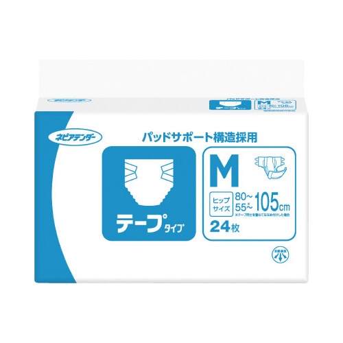 ネピアテンダー　テープタイプ　Ｍ　２４枚