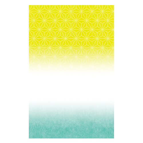 紙平袋（和衣 青緑・235（60+175）×150mm)