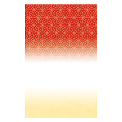 紙平袋（和衣 黄赤・235（60+175）×150mm)