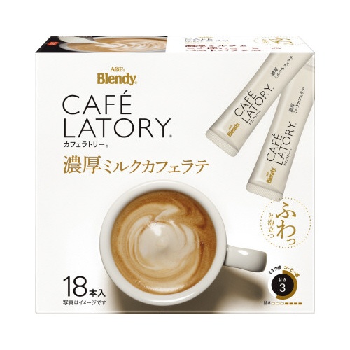 カフェラトリースティック　濃厚ミルクラテ１８本×６